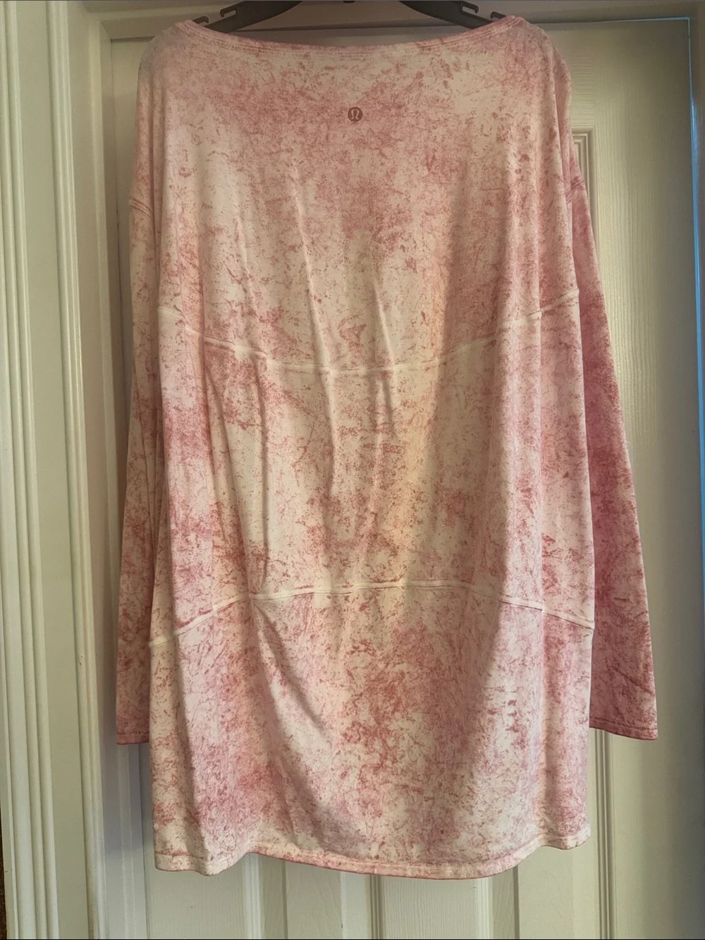 Lululemon Women’s Back in Action Pink Wash Long Sleeve Top